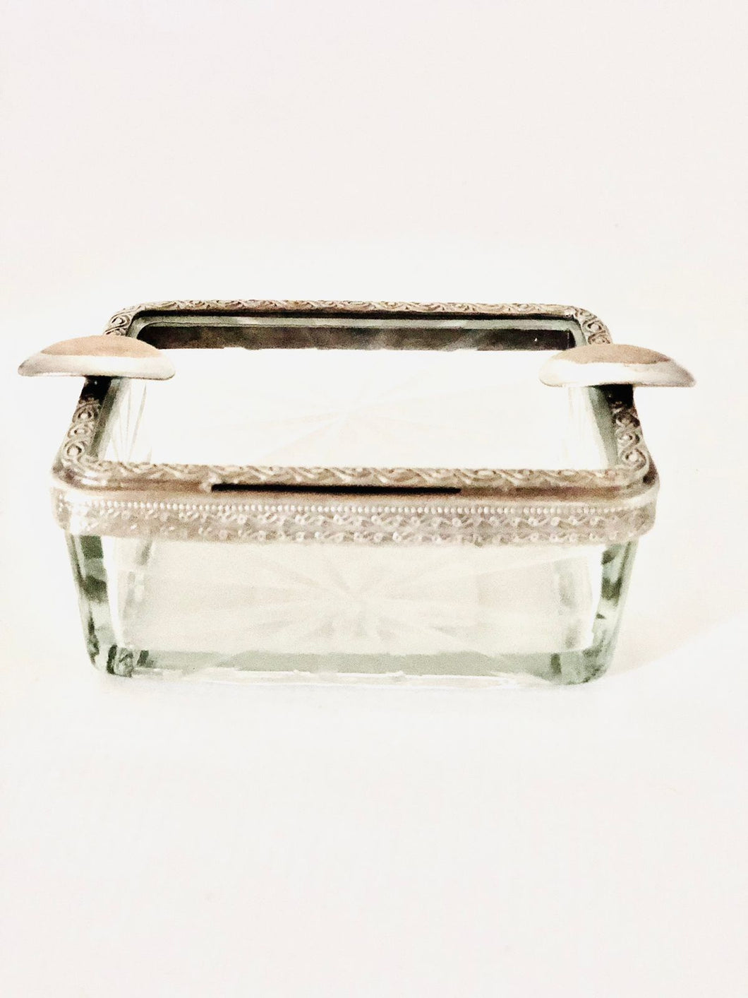 Square Crystal Ashtray